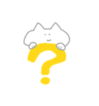 のぞきこむネコ（個別スタンプ：30）