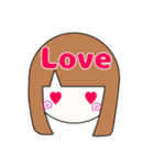 女の子の毎日スタンプ（個別スタンプ：18）