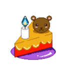 ドット絵のケーキちゃん（個別スタンプ：5）