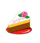 ドット絵のケーキちゃん（個別スタンプ：30）