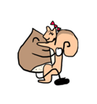 クリ坊とリス子（個別スタンプ：8）