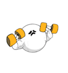 まるにくん。(トレーニング編)（個別スタンプ：2）