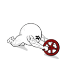 まるにくん。(トレーニング編)（個別スタンプ：16）