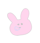 表情豊かなうさぎさん（個別スタンプ：1）