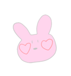 表情豊かなうさぎさん（個別スタンプ：2）