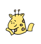 首が短いきりんさん。（個別スタンプ：30）