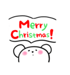 おちゃめなくまさん【クリスマス＆お正月】（個別スタンプ：16）