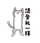 猫の日常対話（個別スタンプ：28）