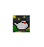 ドット絵文鳥（個別スタンプ：3）