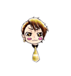 ネクタイとわたし（個別スタンプ：28）