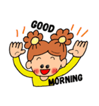 表情豊かな女の子(ひーちゃん)。（個別スタンプ：9）
