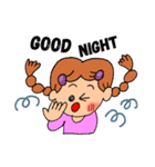 表情豊かな女の子(ひーちゃん)。（個別スタンプ：10）