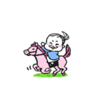 ヒゲザムライYUMIKO（個別スタンプ：32）