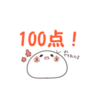 使いやすい！ 白もち達のデカ文字スタンプ（個別スタンプ：33）