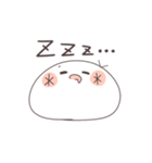 使いやすい！ 白もち達のデカ文字スタンプ（個別スタンプ：40）