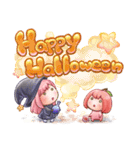 哞ちゃんの秋とハロウィーン（個別スタンプ：2）