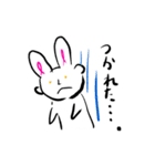 かわいい白兎人スタンプ（個別スタンプ：4）