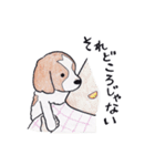 色えんぴつで描いたもふもふわんこ（個別スタンプ：17）
