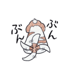 色えんぴつで描いたもふもふわんこ（個別スタンプ：23）