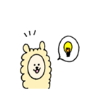 もこもこアルパカのスタンプ（個別スタンプ：13）