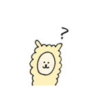 もこもこアルパカのスタンプ（個別スタンプ：15）