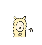 もこもこアルパカのスタンプ（個別スタンプ：26）