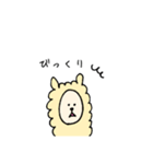 もこもこアルパカのスタンプ（個別スタンプ：38）