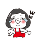 のんきな少しおしゃれな彼女2（個別スタンプ：4）