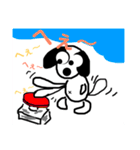 まぬ犬スタンプ（個別スタンプ：9）