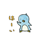 色鉛筆で描いた七変化するペンギン（個別スタンプ：2）