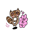 ことばあらいぐまちゃん。（個別スタンプ：8）