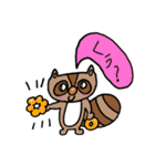 ことばあらいぐまちゃん。（個別スタンプ：13）
