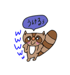 ことばあらいぐまちゃん。（個別スタンプ：18）