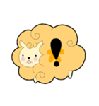 ふわふわ花ひつじちゃん（個別スタンプ：13）