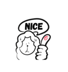 感情の薄いもこもこ羊さん。（個別スタンプ：10）