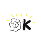 感情の薄いもこもこ羊さん。（個別スタンプ：11）