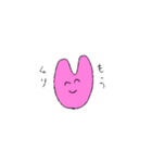 ムリムリうさぎマン（個別スタンプ：39）