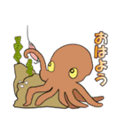 ほっこり海釣りスタンプ（個別スタンプ：3）