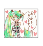 初音ミクたちとみんなの日常ひとコマ（個別スタンプ：2）