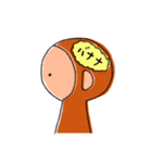 あたまがよわいおさる（個別スタンプ：20）