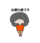 大人クロさんのお仕事用スタンプ（個別スタンプ：3）