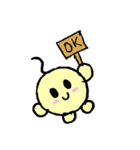 ひげぽん＆ぺっちー（個別スタンプ：1）