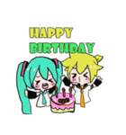 鏡音レンと初音ミクの仲良し会話スタンプ（個別スタンプ：31）