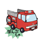 はたらくくるまたち（個別スタンプ：3）