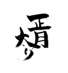 達筆で伝える。～2019年平成最後の正月編～（個別スタンプ：16）