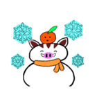 雪イノシシ お正月/クリスマス（個別スタンプ：3）