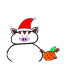 雪イノシシ お正月/クリスマス（個別スタンプ：5）