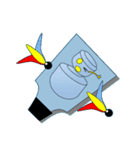 ロボットスタンプ 年末年始ヴァージョン！（個別スタンプ：2）