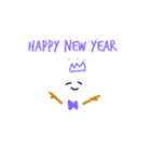 HAPPY NEW YEAR！激ゆる雪だるま（個別スタンプ：5）