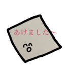 お正月の紙。（個別スタンプ：1）